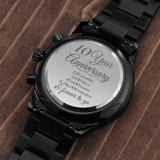 10th Year Anniversary Watch for Husband