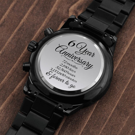 6th Year Anniversary Watch for Men