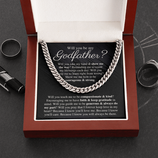 Will you be my Godfather Proposal Gift