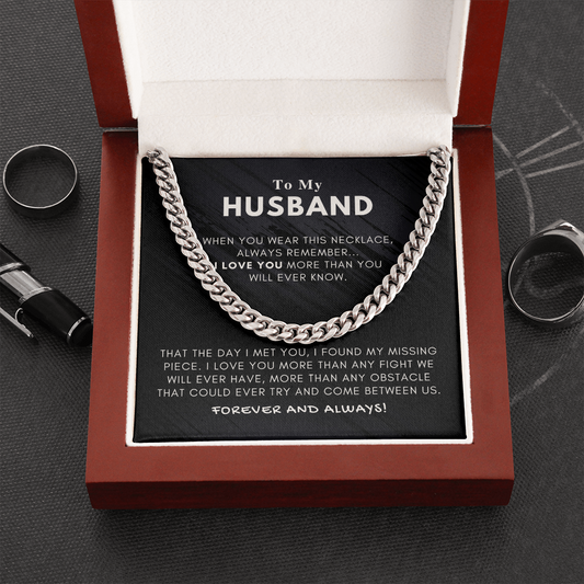 To my Husband Gift - Chain Necklace