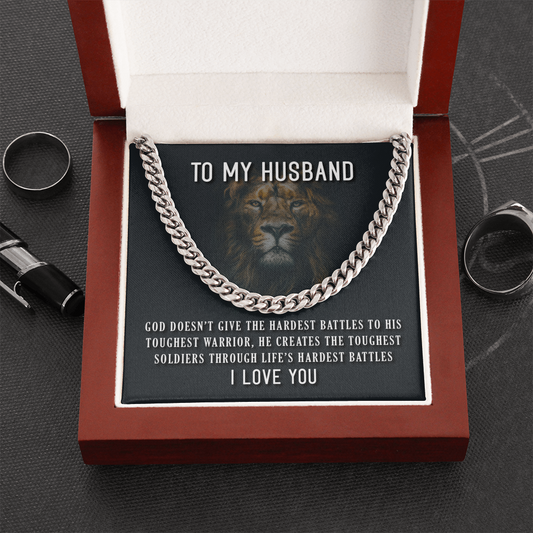 To my Husband Chain Necklace