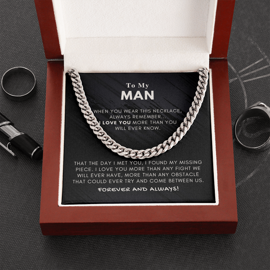 To my Man Gift - Chain Necklace