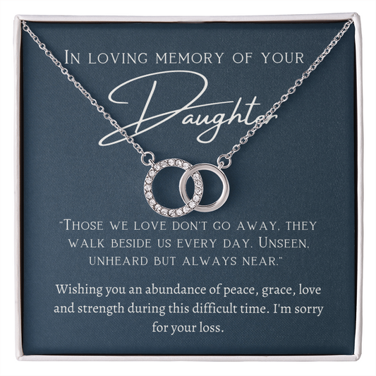 Loving Memory of Daughter Remembrance Necklace