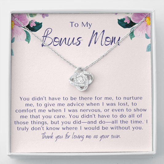 Bonus Mom Necklace Gift