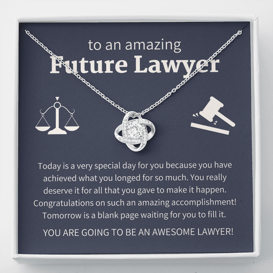 Future Lawyer Graduation Gift Necklace