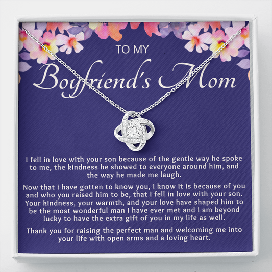 Boyfriend'S Mom Necklace, To My Boyfriend'S Mom Necklace, Gift For Boy –  Rakva