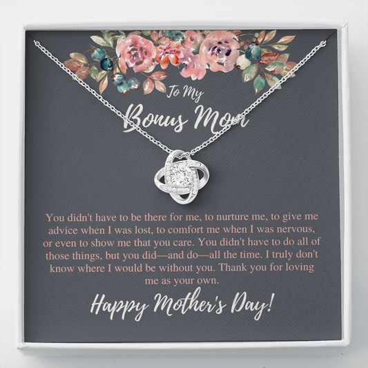 Bonus Mom Necklace Gift