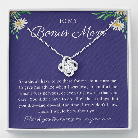 Bonus Mom Necklace Gift