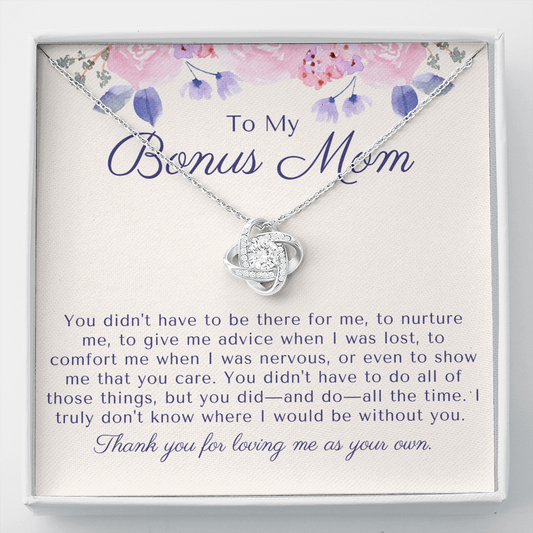 Bonus Mom Necklace Gift for Mother's Day