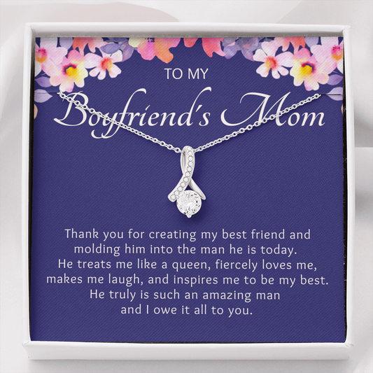 Boyfriends Mom Necklace Gift