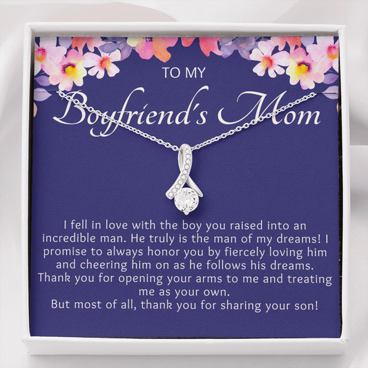 Boyfriends Mom Necklace Gift