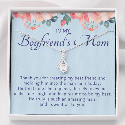 Boyfriends Mom Necklace Gift